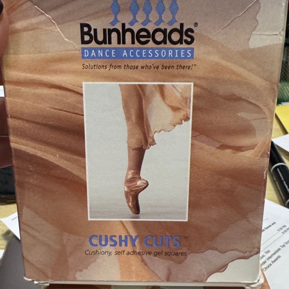 5 Cushy Cuts Dance Gel Pads - pointe & ballet - Beige